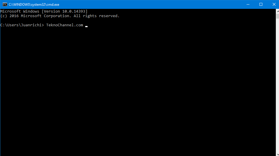 Cara Copy dan Paste Command Prompt di Windows 10