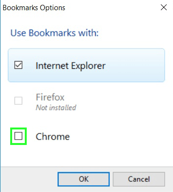 Pilih browser yang ingin dibackup bookmarknya ke iCloud.