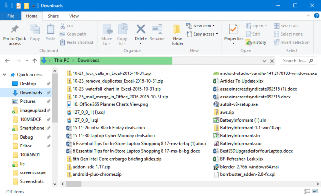 Cara Mempercepat Opening Folder Downloads