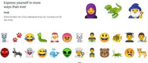Fitur Baru Android Oreo adalah adanya gambar Emoji lebih baik
