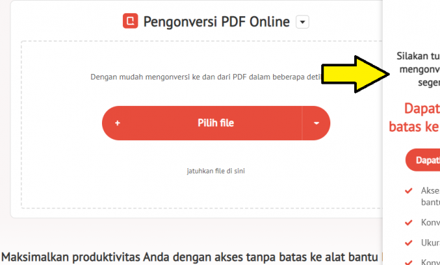 Tunggu proses upload file PDF hingga selesai.