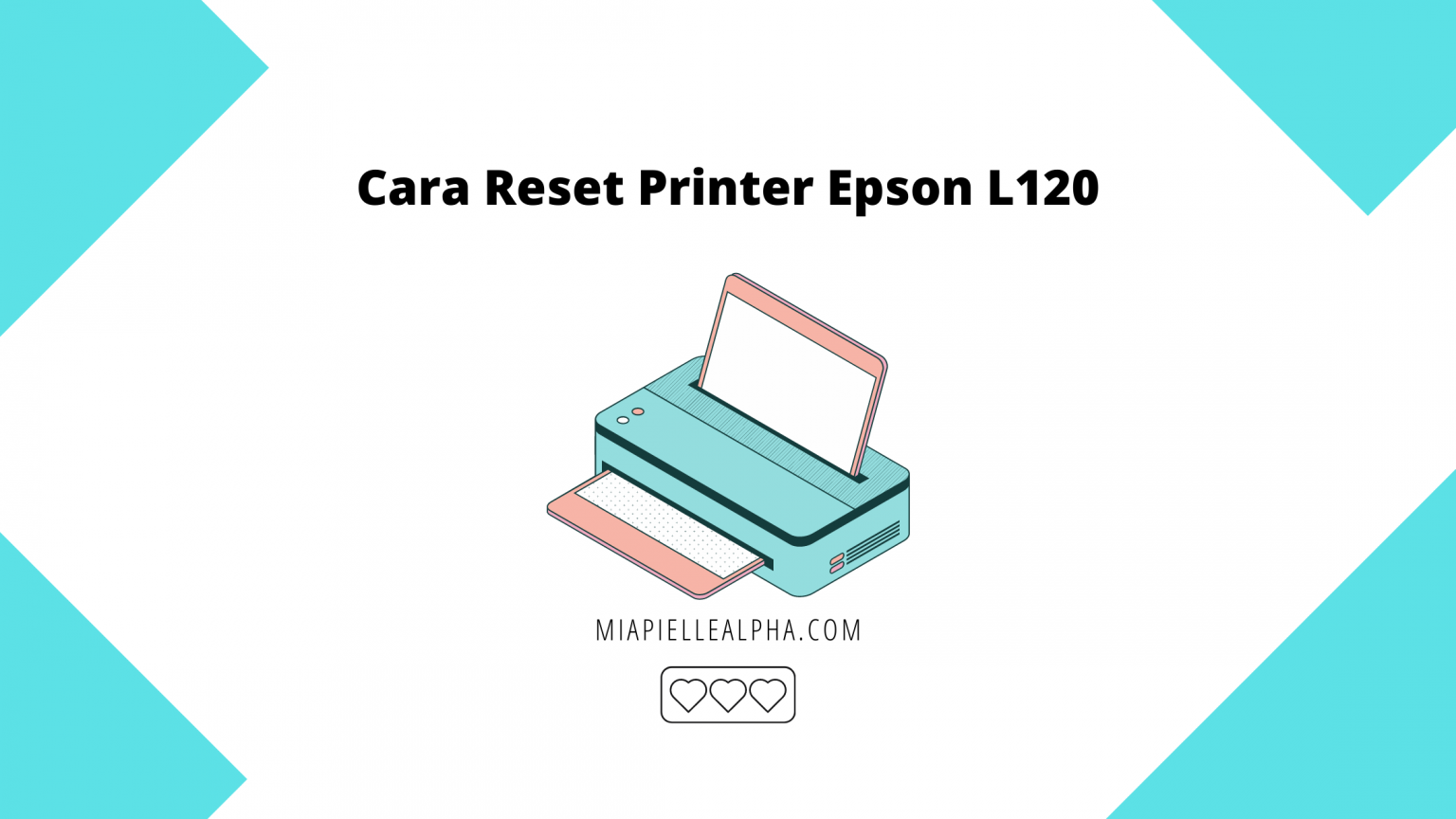 How To Reset Epson L110 L210 L300 L350 L550 With Adjustment Program Download Resetter L355 Cara 7210