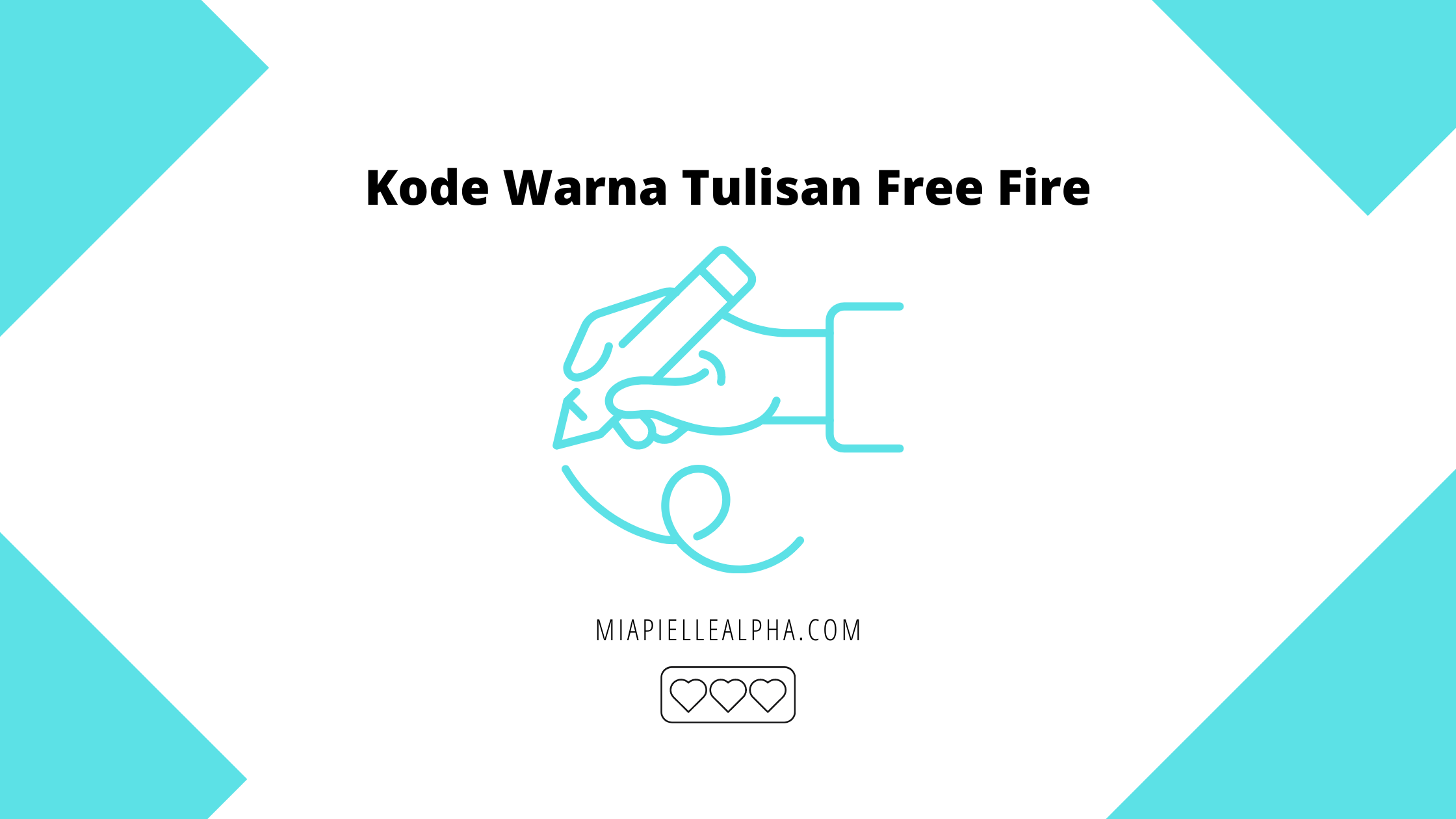 Kode Warna Tulisan Free Fire