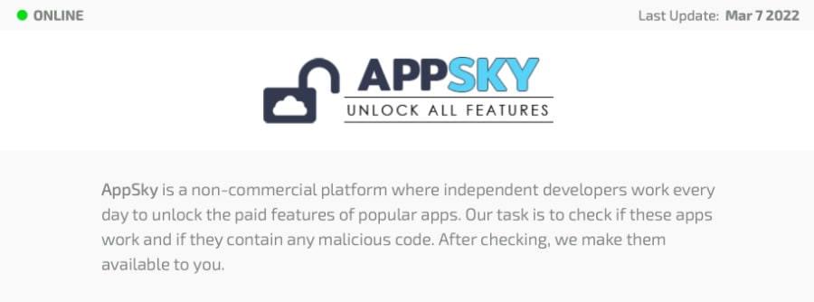 Layanan dari platform AppSky.