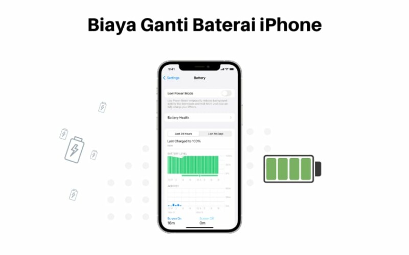 Harga Ganti Baterai iPhone di iBox, iColor dan Tempat Service Lainnya